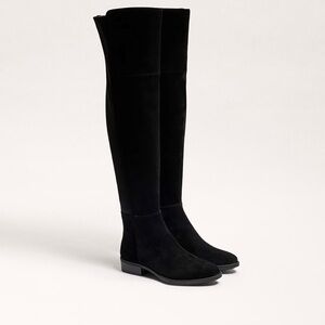 Sam Edelman Paloma Black Suede OTK Boots sz 7.5